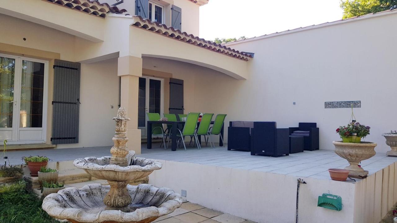 Charmante Maison Climatisee Vedene - Avignon Avec Piscine Exterior photo